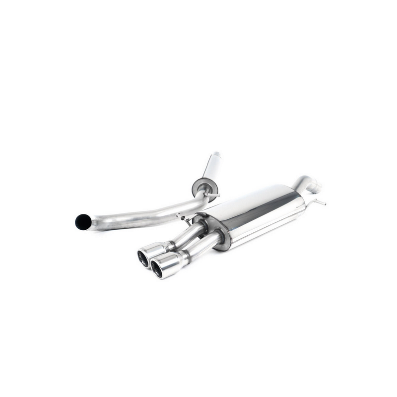 MILLTEK - Seat Ibiza/Cupra 1.9TDi 130/160 - Ligne après catalyseur origine - Avec silencieux Intermediaire avec Sortie Ovale