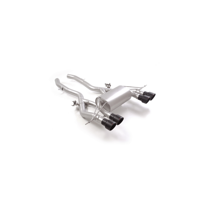 RAGAZZON - Silencieux arrière duplex en inox g/d avec 2 sortie ronde Sport Line Black 102 mm - BMW M3 - G80(Sedan) 3.0 Competition (375kW) 2021>>