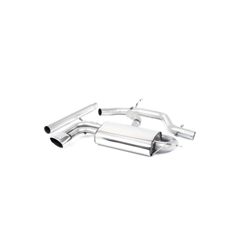 MILLTEK - Seat Leon 2.0 TDi - 140ch - Ligne après catalyseur origine - Sans silencieux Intermediaire - Sortie Ovale