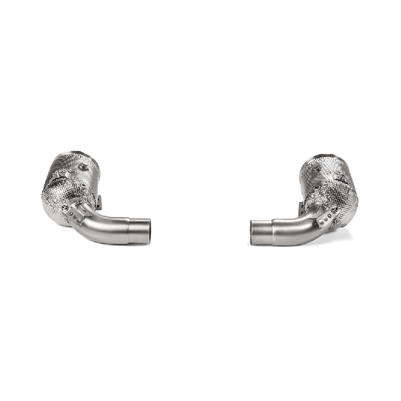 Link Pipe Set w Cat (SS) - AKRAPOVIC - PORSCHE 911 CARRERA /S/4/4S/GTS/CABRIOLET (992) - OPF/GPF 2019