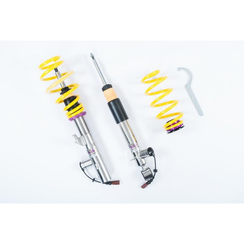 Kit combinés filetés KW DDC - Plug & Play coilovers inox - GOLF VI R