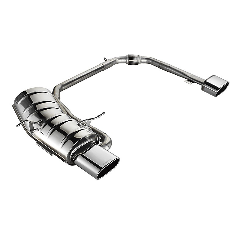 EISENMANN - Silencieux 2x 160x80 mm, plat et ovale - BMW E46 320i/ci