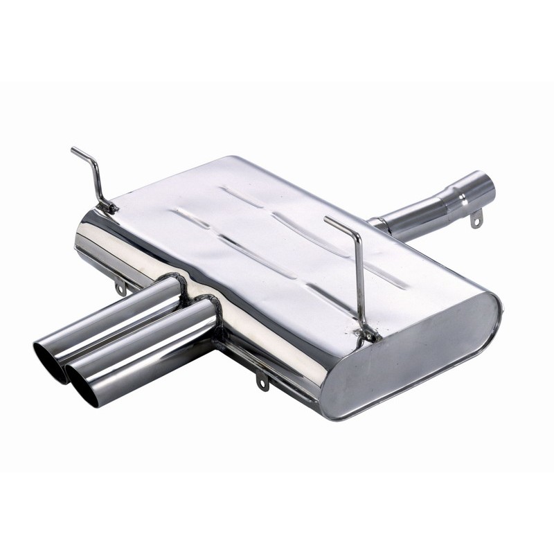 Silencieux arrière central 2x Ø 76 mm EISENMANN - Mini R53 Cooper S