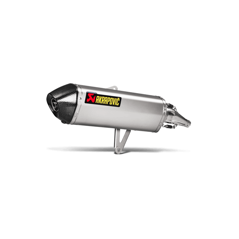 Silencieux Slip On Akrapovic en inox pour Honda SH 300i (2016 -> 2017)