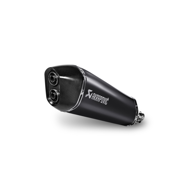 Silencieux Slip On Akrapovic en inox pour Gilera Fuoco 500 (2007 -> 2016)