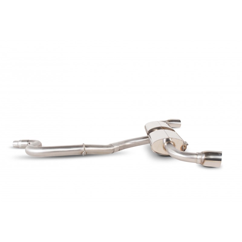 Ligne après catalyseur SCORPION - Audi TT Mk2 2.0 TFSi  2006 -> 2014 - Sorties Daytona 100mm