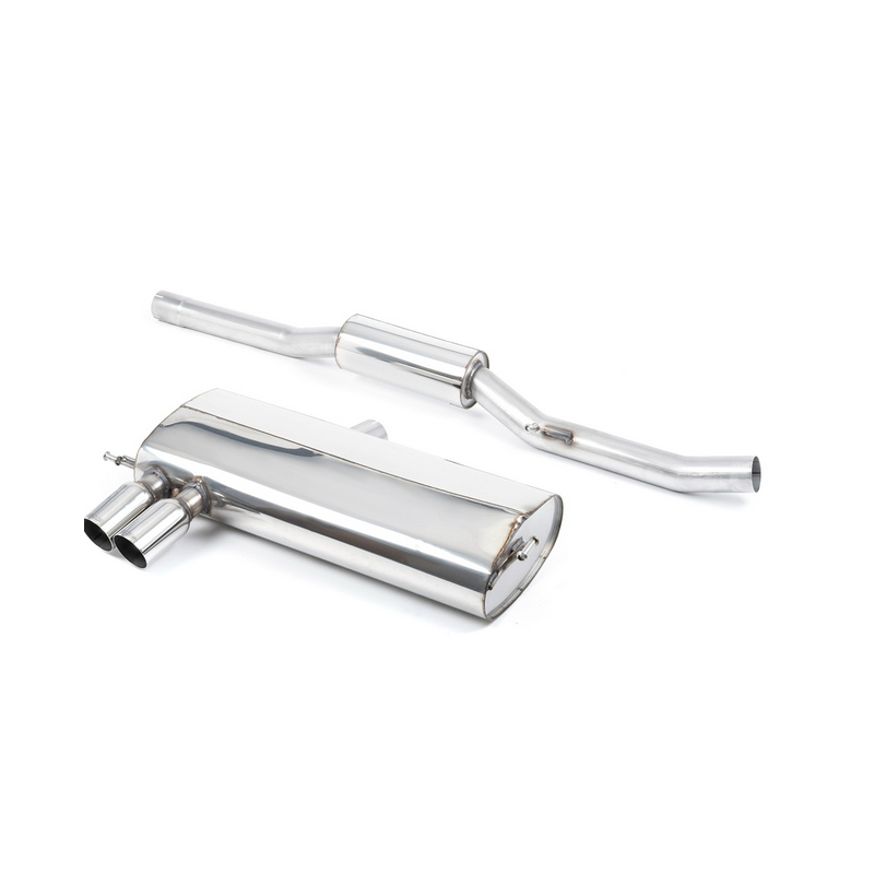 MILLTEK - Audi S3 1.8T - Ligne après catalyseur origine - Avec silencieux Intermediaire - Sorties Twin Special