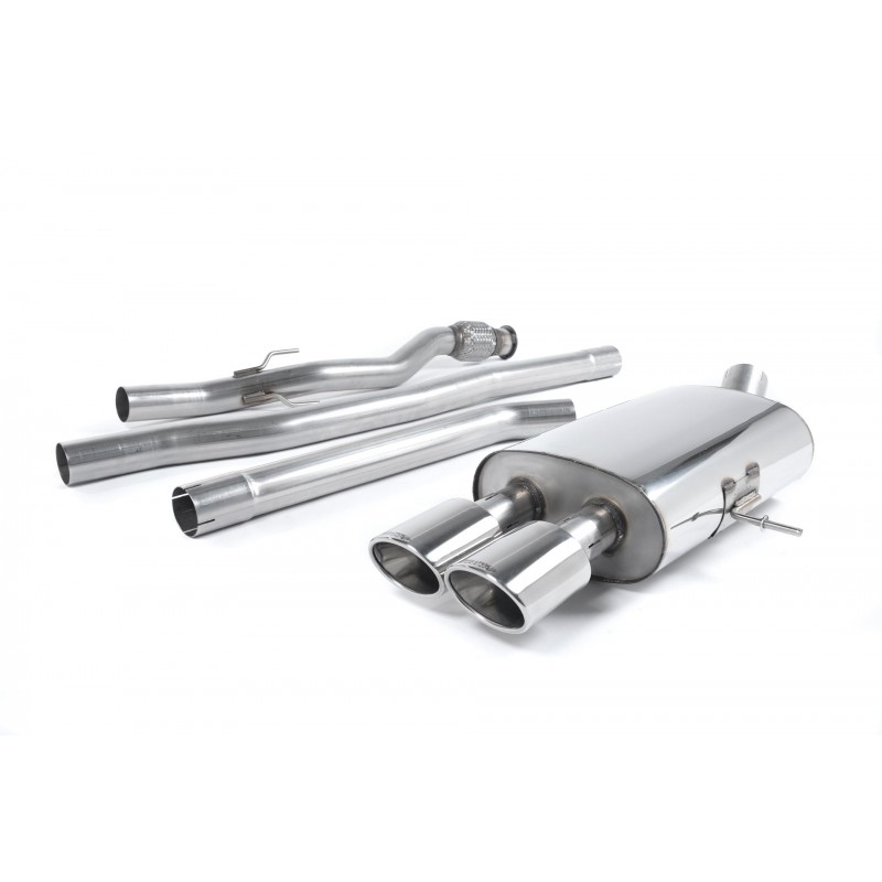 MILLTEK - Mini Cooper S   - Ligne après catalyseur origine - Sans silencieux intermediaire - Sorties Twin Ovales