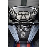 MILLTEK - AUDI S6 4.0 TFSI Quattro - Ligne après catalyseur origine - Avec silencieux Intermediaire - Sorties Quad 100mm GT-100