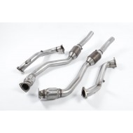 MILLTEK - Audi S6 4.0 TFSI C7 Quattro -Ligne après catalyseur origine - Sans silencieux intermediaire - Système ValveSonic - Sorties Quad GT100 Titane