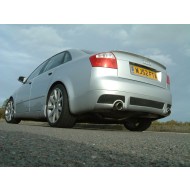 MILLTEK - Audi A4 B6 1.8T Quattro - Demie ligne / Catback sans silencieux Intermediaire - Sorties 90mm (Amovible)