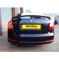 MILLTEK - Skoda Octavia vRS 2.0TFSI - Ligne après catalyseur origine - Sans silencieux Intermediaire 