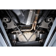 MILLTEK - AUDI S4 4.2 V8 Quattro B7 - Ligne après catalyseur origine - Avec silencieux Intermediaire 