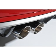 MILLTEK - Audi RS3 Sportback S-tronic - Ligne après catalyseur origine sans silencieux intermediaire et valves silencieux Ar