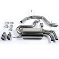 MILLTEK - Seat Leon Cupra - Ligne après catalyseur origine - Sans silencieux Intermediaire - Homologué CE