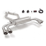 RAGAZZON - Silencieux arrière duplex en inox g/d avec 2 sortie ronde Sport Line 102 mm - Alfa Roméo Giulia(952) - 2.9 Bi-Turbo (375kW) Quadrifoglio 2016>>
