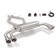 RAGAZZON - Silencieux arrière duplex en inox g/d avec 2 sortie ronde Sport Line 102 mm - Alfa Roméo Stelvio(949) - 2.9 Bi-Turbo (375kW) Quadrifoglio 2017>>