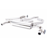 MILLTEK - Ligne après catalyseur origine - Sans silencieux primaire - Sorties GT115 Carbone - Hyundai  - i30 N & N Performance 2.0 T-GDi (250 et 275CV) - Modèles sans OPF