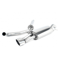 MILLTEK - Seat Ibiza 1.8 20V Turbo - 180ch  - Ligne après catalyseur origine - Avec silencieux Intermediaire - Sorties Twin Jet 76