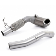 MILLTEK - Descente de Turbo avec Cata Sport Hi-Flow HJS 200 CPSI  - Montage obligatoire avec ligne Milltek - Volkswagen - Golf MK7.5 GTi (Non Performance Pack)