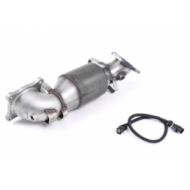 MILLTEK - Honda Civic Type R FK2 Turbocharged 2.0 litre i-VTEC - Conduite à Gauche - Descente de Turbo moulée avec Cata Sport Hi-Flow HJS - Montage obligatoire avec ligne Milltek