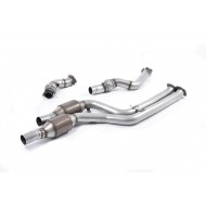 MILLTEK - BMW 4 Series (F82) Coupé M4  - Downpipes avec remplacement de catalyseurs primaires et catalyseur Hi-Flow 200 CPSI - Montage possible ligne origine et Milltek