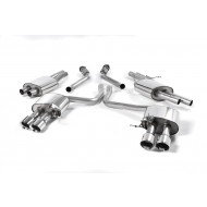 MILLTEK - BMW Série 4 M4 - 431ch - Ligne après catalyseur origine - Avec silencieux Intermediaire Road - Homologuée CE - Sorties Quad GT90