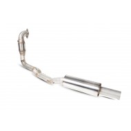 Downpipe with high flow sports catalyst SCORPION - Volkswagen Polo Gti 1.4TSi 180PS 2010 -> 2015   
